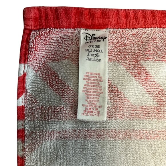 Disney Store Beach Towel – Mickey Mouse Racing #28 Design – 60 x 30 Inches - Picture 4 of 5